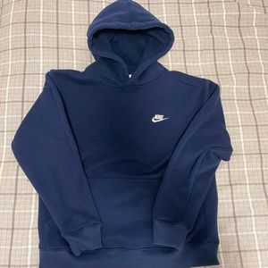Nike Hoodie | Navy Blue Size S